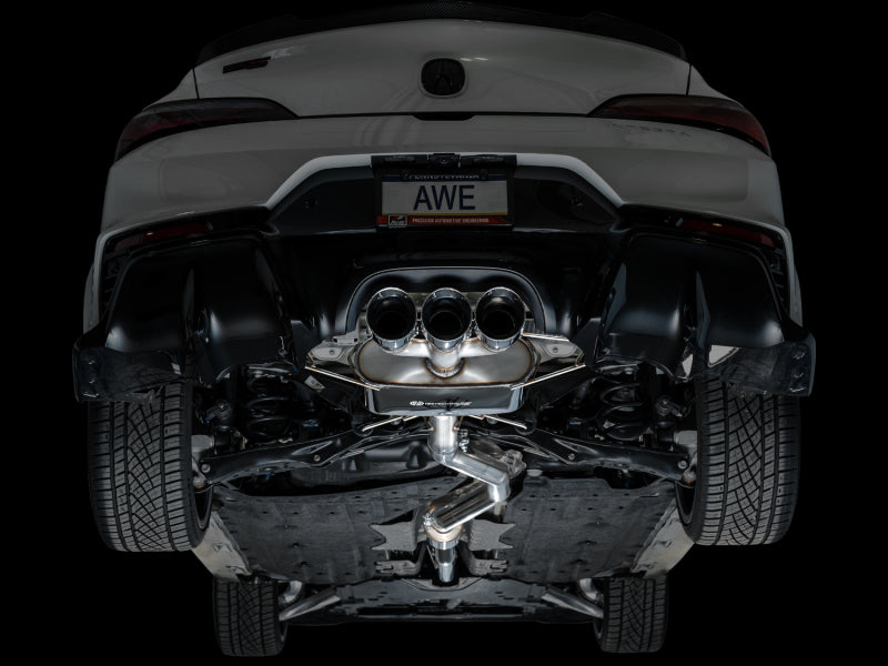 AWE Tuning 2024 Acura Integra Type S DE5 FWD Touring Edition Exhaust w/ Triple Chrome Silver Tips AWE Tuning Catback AXOPROS