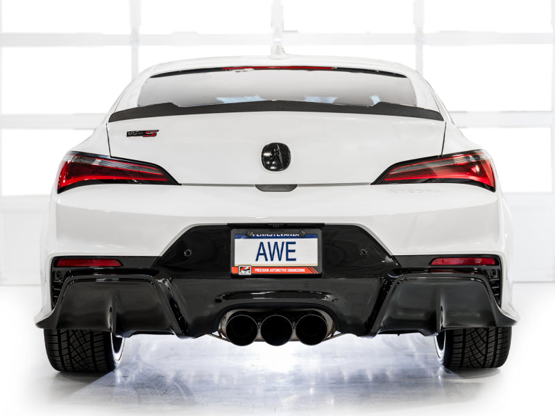 AWE Tuning 2024 Acura Integra Type S DE5 FWD Touring Edition Exhaust w/ Triple Diamond Black Tips AWE Tuning Catback AXOPROS