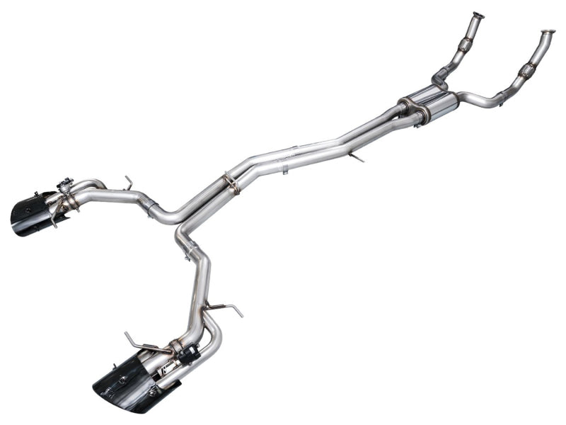 AWE Tuning 21-23 Audi C8 RS6/RS7 SwitchPath Cat-back Exhaust - Diamond Black Tips AWE Tuning Catback AXOPROS