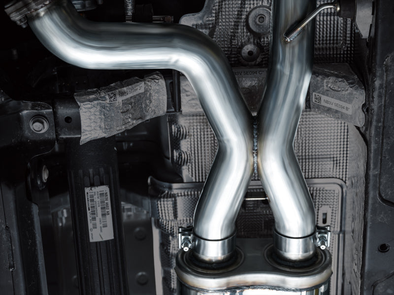 AWE Tuning 22-24 Ford Bronco Raptor 4WD Dual BashGuards Cat-Back SwitchPath Exhaust (No Tips) AWE Tuning Catback AXOPROS