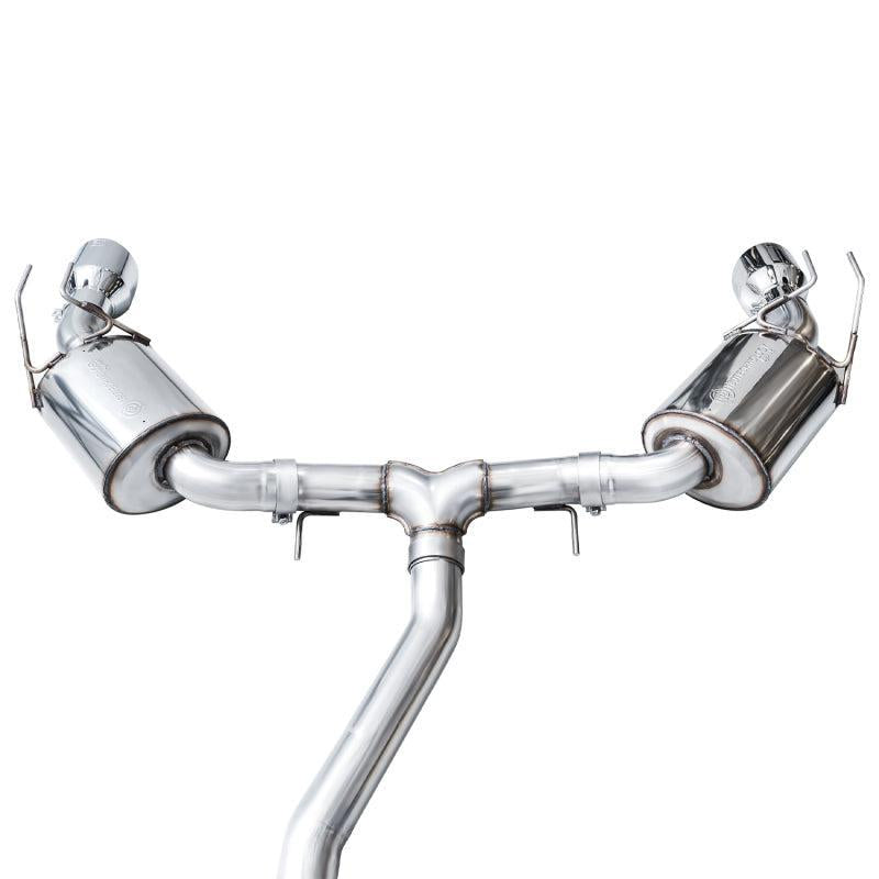 AWE Tuning 22+ Honda Civic Si/Acura Integra Touring Edition Catback Exhaust - Dual Chrome Silver Tip AWE Tuning Catback AXOPROS