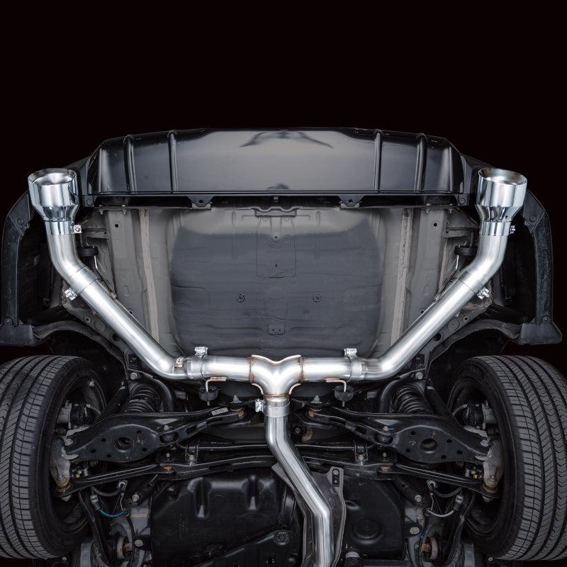 AWE Tuning 22+ Honda Civic Si/Acura Integra Track Edition Catback Exhaust - Dual Chrome Silver Tips AWE Tuning Catback AXOPROS