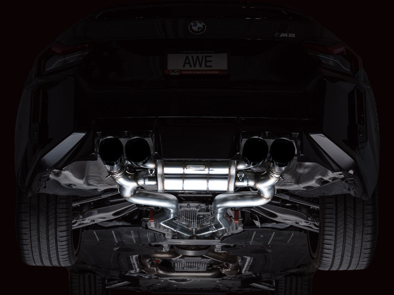 AWE Tuning 23-24 BMW G87 M2 SwitchPath Edition Exhaust - Diamond Black Tips AWE Tuning Catback AXOPROS