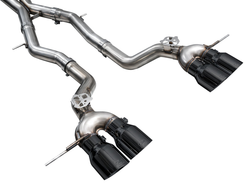 AWE Tuning 23-24 BMW G87 M2 Track Edition Exhaust - Diamond Black Tips AWE Tuning Catback AXOPROS