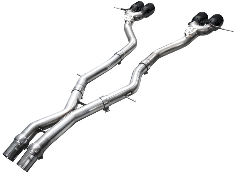 AWE Tuning 23-24 BMW G87 M2 Track Edition Exhaust - Diamond Black Tips AWE Tuning Catback AXOPROS