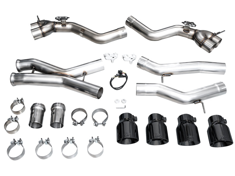 AWE Tuning 23-24 BMW G87 M2 Track Edition Exhaust - Diamond Black Tips AWE Tuning Catback AXOPROS