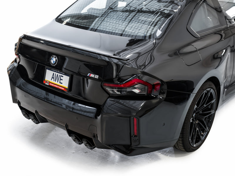 AWE Tuning 23-24 BMW G87 M2 Track Edition Exhaust - Diamond Black Tips AWE Tuning Catback AXOPROS