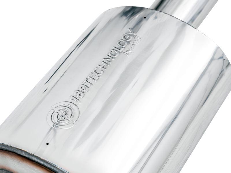 AWE Tuning 4th Gen GM 1500 6.2L 0FG Catback Split Rear Exit (w/ Bumper Cutouts) - Quad Diamond Tips AWE Tuning Catback AXOPROS