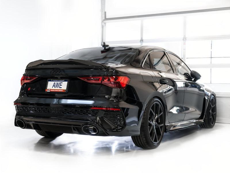 AWE Tuning Audi 22-23 8Y RS3 Cat-Back SwitchPath Exhaust (No Tips) AWE Tuning Catback AXOPROS