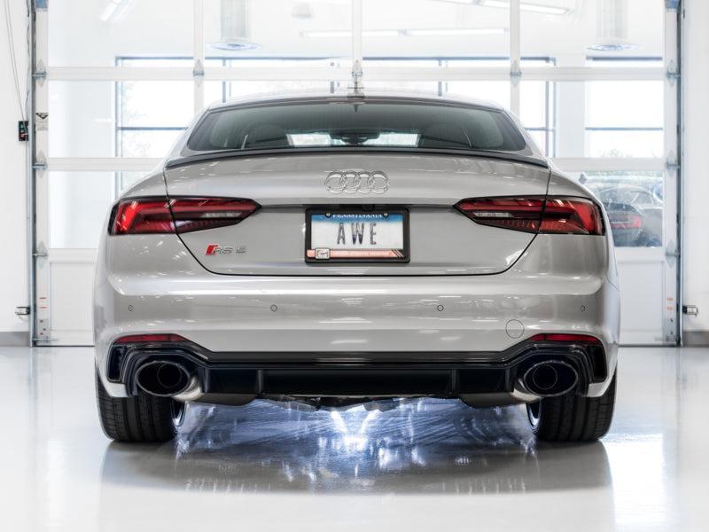 AWE Tuning Audi B9 RS5 Touring Edition Exhaust - w/ Diamond Black RS Tips AWE Tuning Catback AXOPROS