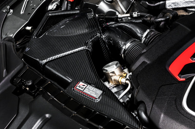 AWE Tuning Audi C7 RS6 / RS7 4.0T S-FLO Carbon Intake V2 AWE Tuning Cold Air Intakes  AXOPROS