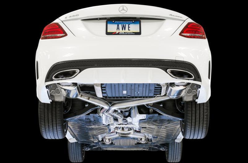 AWE Tuning Mercedes-Benz W205 C450 AMG / C400 Touring Edition Exhaust AWE Tuning Catback AXOPROS