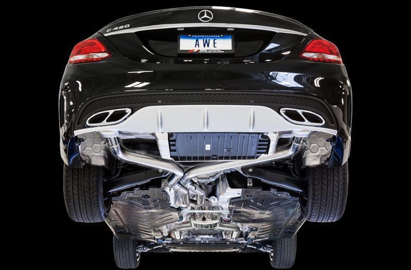 AWE Tuning Mercedes-Benz W205 C450 AMG / C400 Track Edition Exhaust AWE Tuning Catback AXOPROS