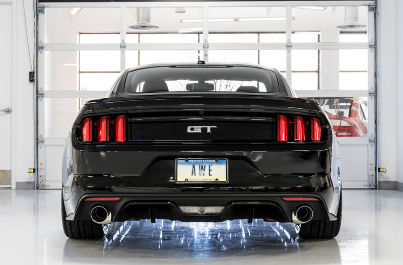 AWE Tuning S550 Mustang GT Cat-back Exhaust - Touring Edition (Chrome Silver Tips) AWE Tuning Catback  AXOPROS