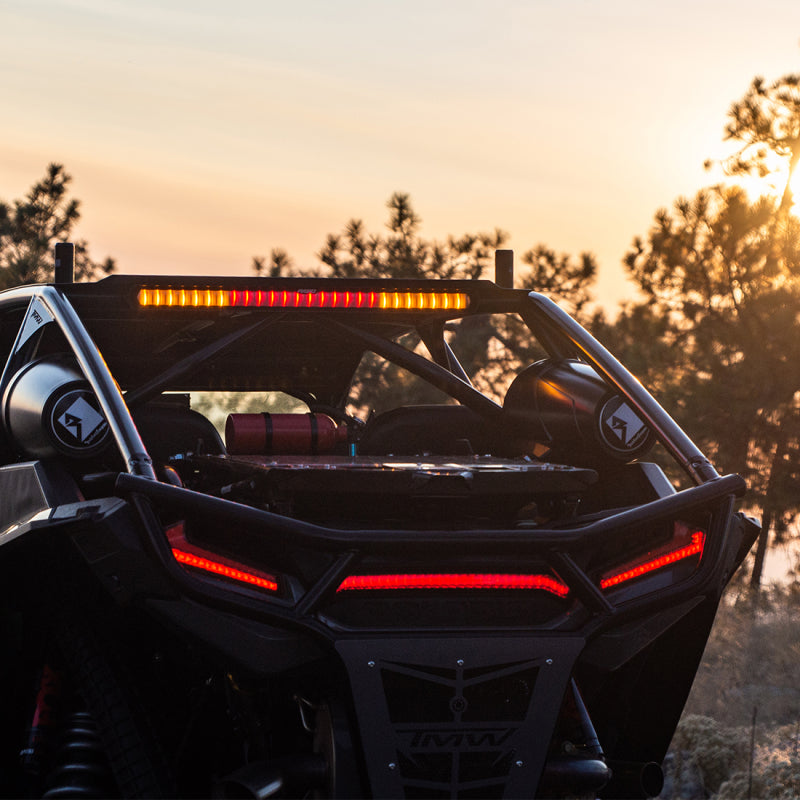 Rigid Industries 28in Chase Light Bar Universal - Rear Facing 27 Mode 5 Color LED Light Bar Rigid Industries Tail Lights  AXOPROS