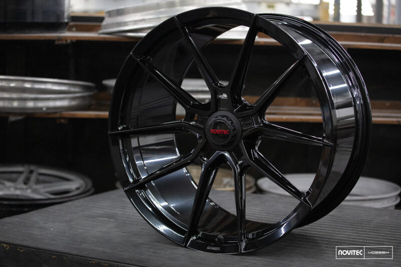Vossen x Novitec NF10 21x9.5 ET:28 Gloss Black Ferrari SF90 Front Wheel Vossen Wheels - Forged AXOPROS