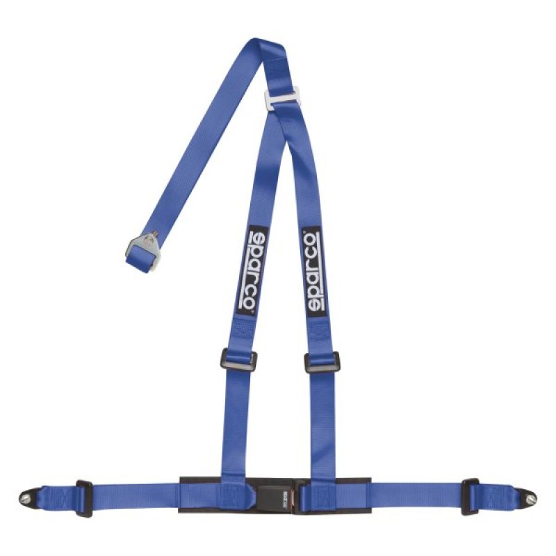 Sparco Belt 2 Inch Blue 3Pt Bolt-In SPARCO Seat Belts & Harnesses AXOPROS