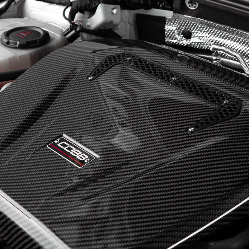 Cobb Volkswagen GTI (MK7/MK7.5/MK8) / Golf R / Audi A3 & S3 (8V) Redline Carbon Fiber Engine Cover COBB Engine Covers AXOPROS