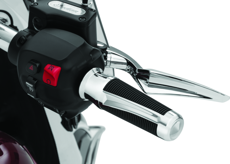 Kuryakyn Phantom Grips Indian Chrome Kuryakyn Grips AXOPROS