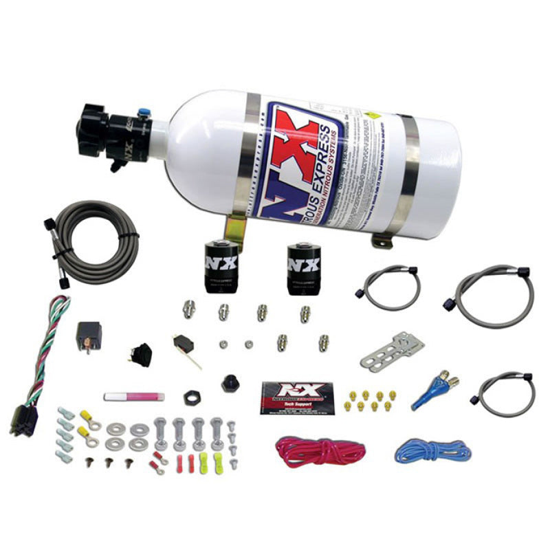 Nitrous Express E85 Universal Nitrous Kit for EFI (Single Nozzle Application) w/10lb Bottle Nitrous Express Nitrous Systems AXOPROS