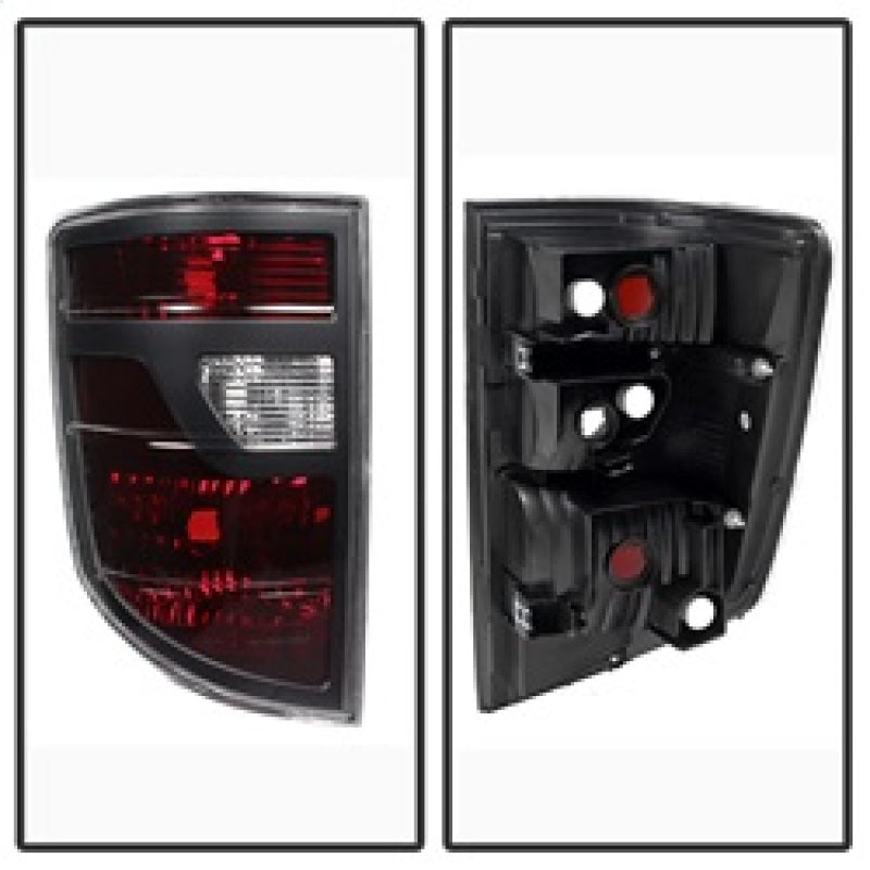 Xtune Honda Ridgeline Pickup 06-08 OEM Style Tail Lights Red Smoked ALT-JH-HRID06-OE-RSM SPYDER Tail Lights  AXOPROS