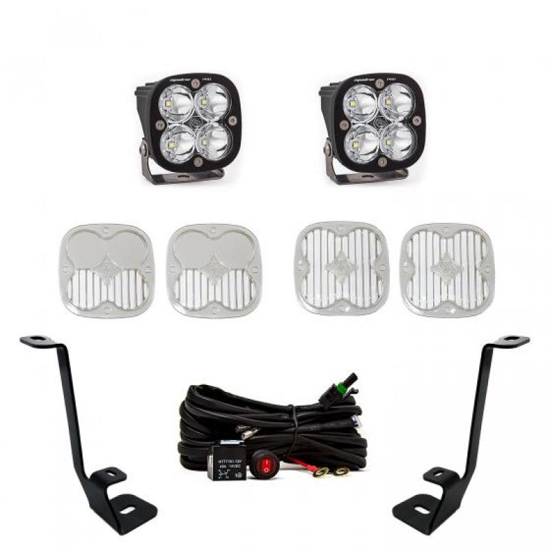 Baja Designs 2021+ Ford F150 A Pillar Kit Squadron Pro Spot Baja Designs Light Bars & Cubes AXOPROS