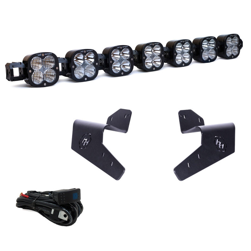 Baja Designs 2024+ Can-Am Maverick R 7XL Linkable Roof Mount Kit Baja Designs Light Bars & Cubes AXOPROS