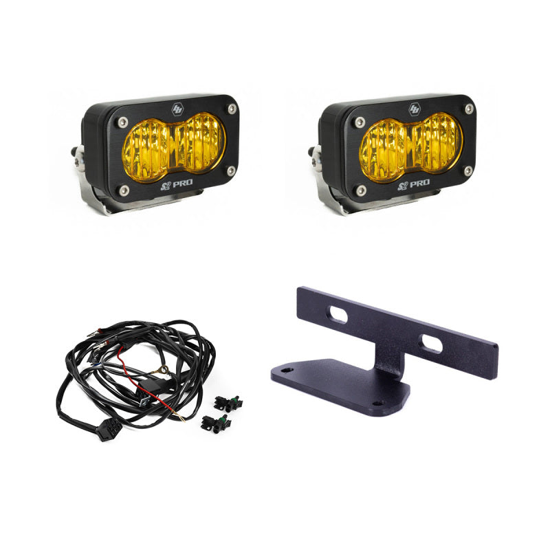 Baja Designs 2024+ Can-Am Maverick R S2 Pro Hood Light Kit Baja Designs Light Bars & Cubes AXOPROS