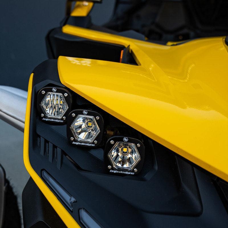 Baja Designs 2024 Can-Am Maverick R Triple S1 Unlimited Headlight Kit Baja Designs Headlights AXOPROS