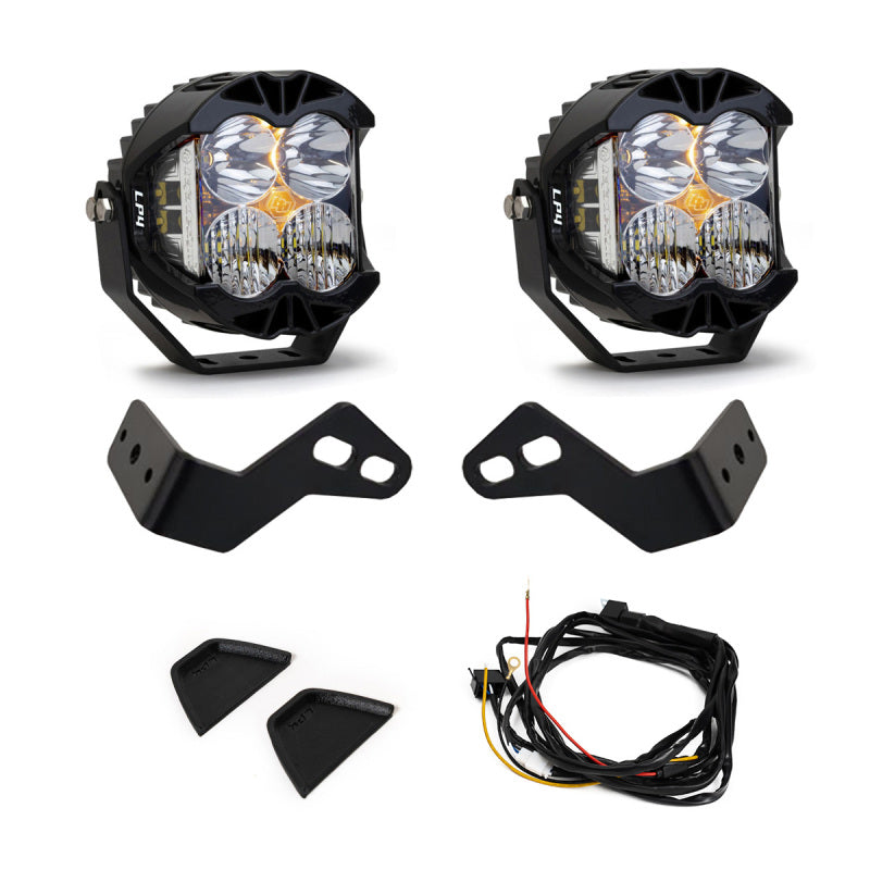 Baja Designs Can-Am Maverick R LP4 A-Pillar Kit Baja Designs Light Bars & Cubes AXOPROS