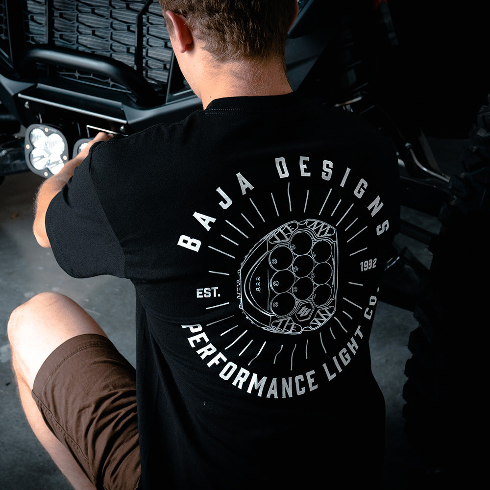 Baja Designs Performance Light Mens T-Shirt Baja Designs T-Shirt AXOPROS