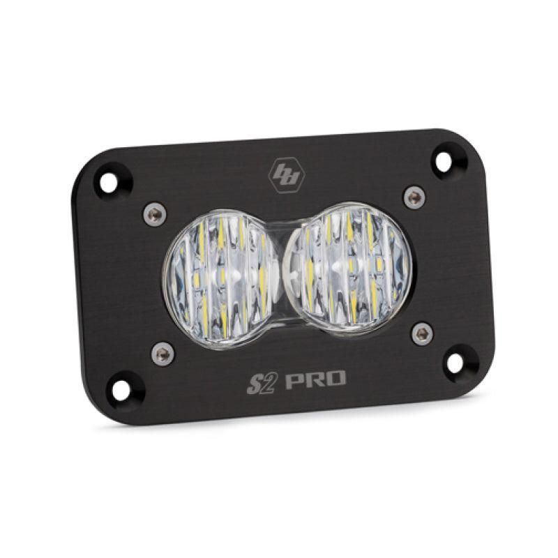 Baja Designs S2 Pro Flush Mount Wide Cornering Pattern LED Work Light - Clear Baja Designs Light Bars & Cubes AXOPROS