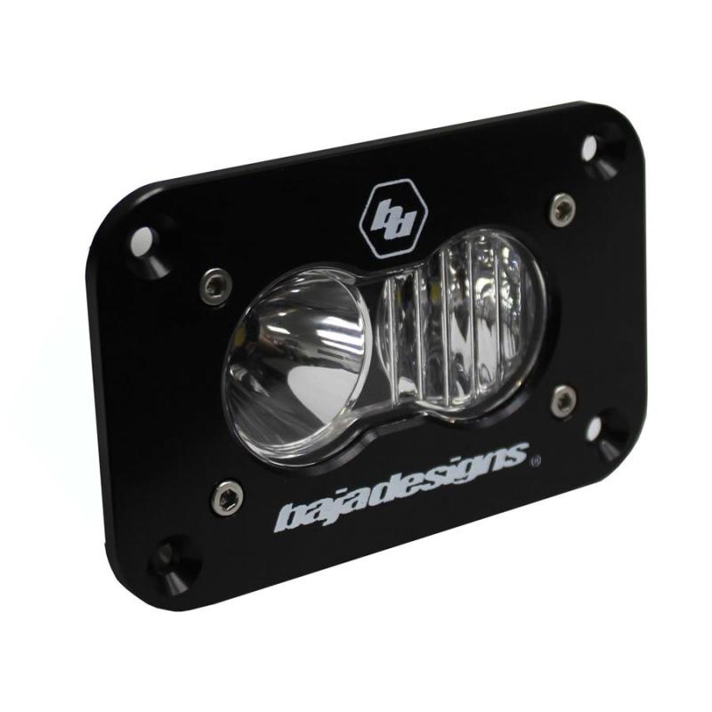 Baja Designs S2 Sport Flush Mount Driving Combo Pattern LED Work Light - Clear Baja Designs Light Bars & Cubes AXOPROS