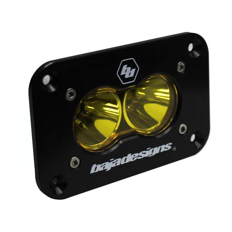 Baja Designs S2 Sport Flush Mount Work/Scene Pattern LED Work Light - Amber Baja Designs Light Bars & Cubes AXOPROS