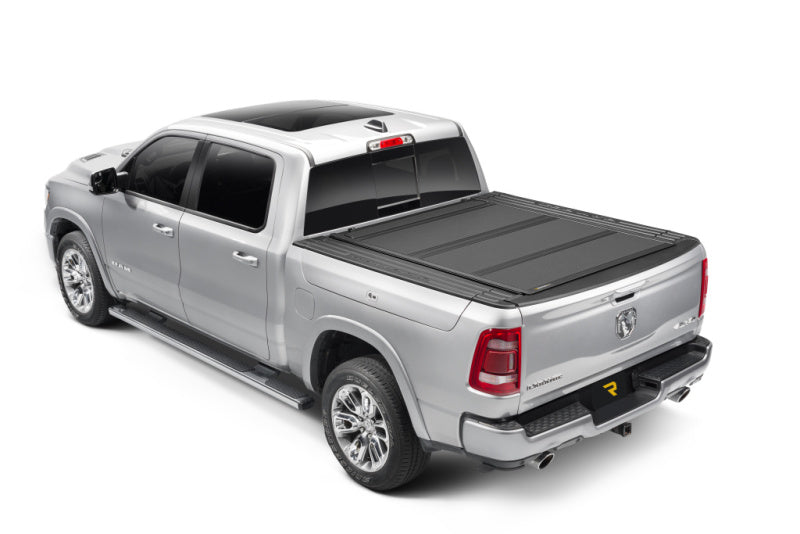 BAK 09-18 Dodge Ram 1500 (19-20 Classic Only) 5ft 7in Bed (w/ Ram Box) BAKFlip MX4 Matte Finish BAK Tonneau Covers - Hard Fold AXOPROS