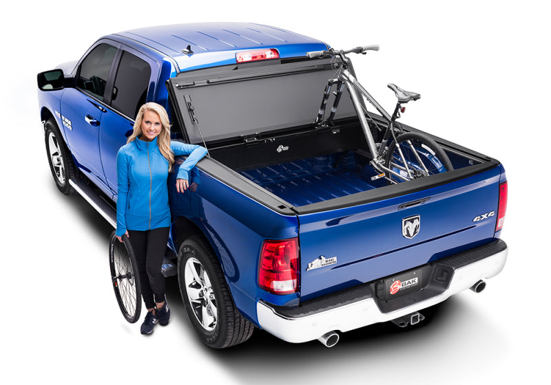 BAK 09-18 Ram 1500 (19-20 Classic Only) 5ft 7in Bed (w/o Ram Box) BAKFlip MX4 Matte Finish BAK Tonneau Covers - Hard Fold AXOPROS