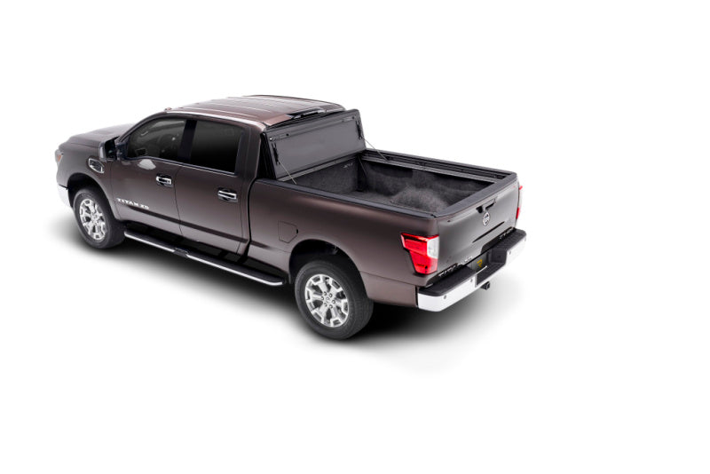 BAK 17-20 Nissan Titan 5ft 6in Bed BAKFlip MX4 Matte Finish BAK Tonneau Covers - Hard Fold AXOPROS