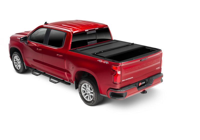 BAK 19-20 Chevy Silverado (New Body Style) 5ft 8in Bed BAKFlip MX4 Matte Finish BAK Tonneau Covers - Hard Fold AXOPROS