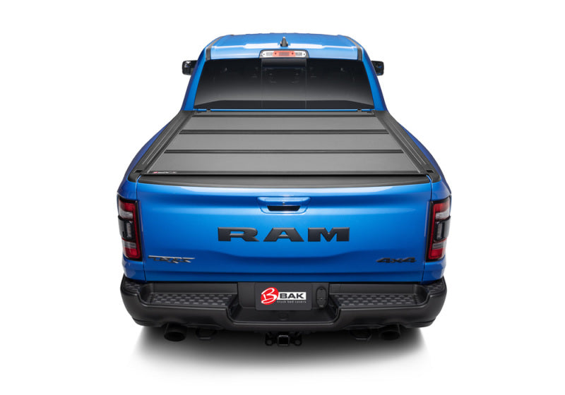 BAK 19-20 Dodge Ram 1500 (New Body Style w/ Ram Box) 5ft 7in Bed BAKFlip MX4 Matte Finish BAK Tonneau Covers - Hard Fold AXOPROS