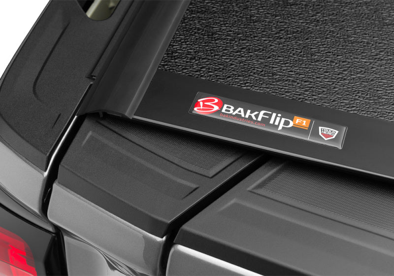 BAK 2020 Chevy Silverado 2500/3500 HD 6ft 9in Bed BAKFlip F1 BAK Tonneau Covers - Hard Fold AXOPROS