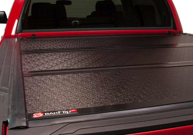 BAK 2024 Toyota Tacoma 5ft Bed BAKFlip Fibermax Bed Cover BAK Tonneau Covers - Hard Fold AXOPROS