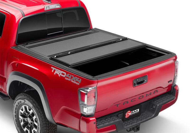 BAK 2024 Toyota Tacoma 5ft Bed BAKFlip MX4 Bed Cover BAK Tonneau Covers - Hard Fold AXOPROS