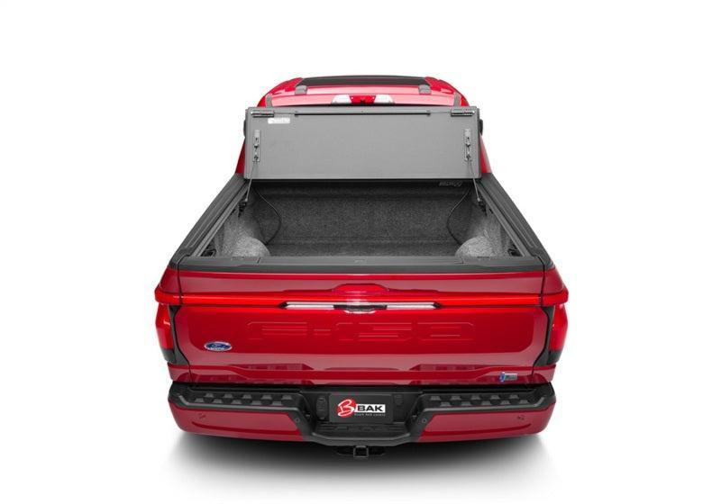 BAK 21-22 Ford F-150 (Incl. 2022 Lightning) BAKFlip MX4 5.7ft Bed Cover - Matte Finish BAK Tonneau Covers - Hard Fold AXOPROS