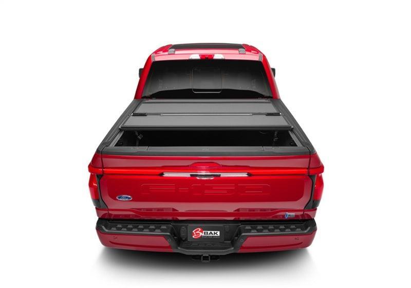 BAK 21-22 Ford F-150 (Incl. 2022 Lightning) BAKFlip MX4 5.7ft Bed Cover - Matte Finish BAK Tonneau Covers - Hard Fold AXOPROS