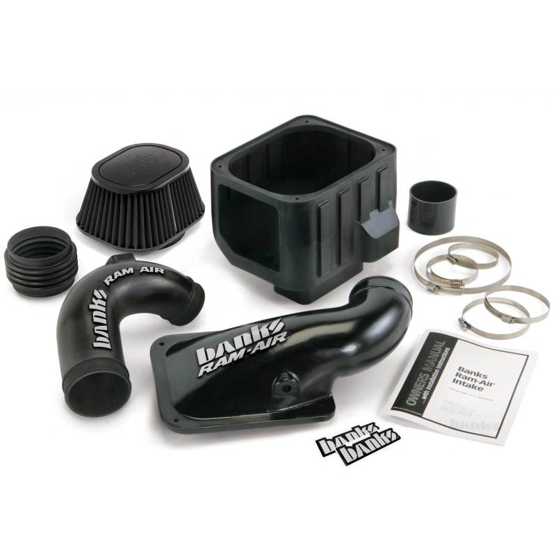 Banks Power 04-05 Chevy 6.6L LLY Ram-Air Intake System - Dry Filter Banks Power Short Ram Air Intakes AXOPROS