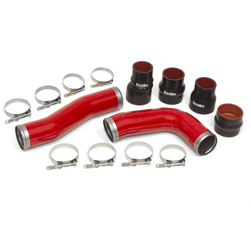 Banks Power 10-12 Ram 6.7L Diesel OEM Replacement Cold Boost Tubes - Red Banks Power Intercooler Ducting  AXOPROS