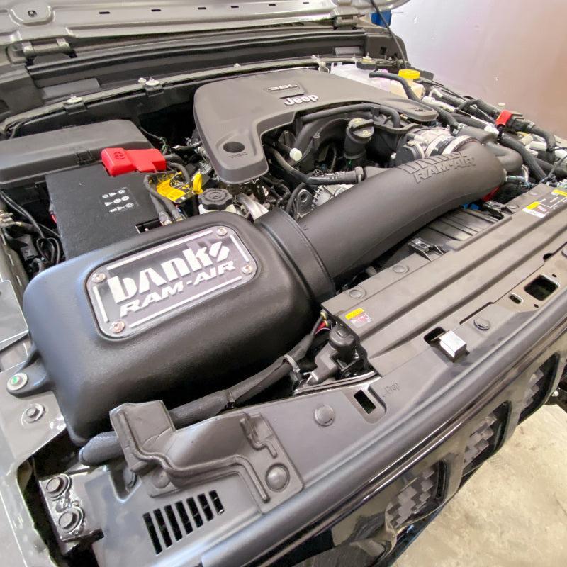 Banks Power 18-20 Jeep 3.6L Wrangler (JL) Ram-Air Intake System Banks Power Short Ram Air Intakes AXOPROS