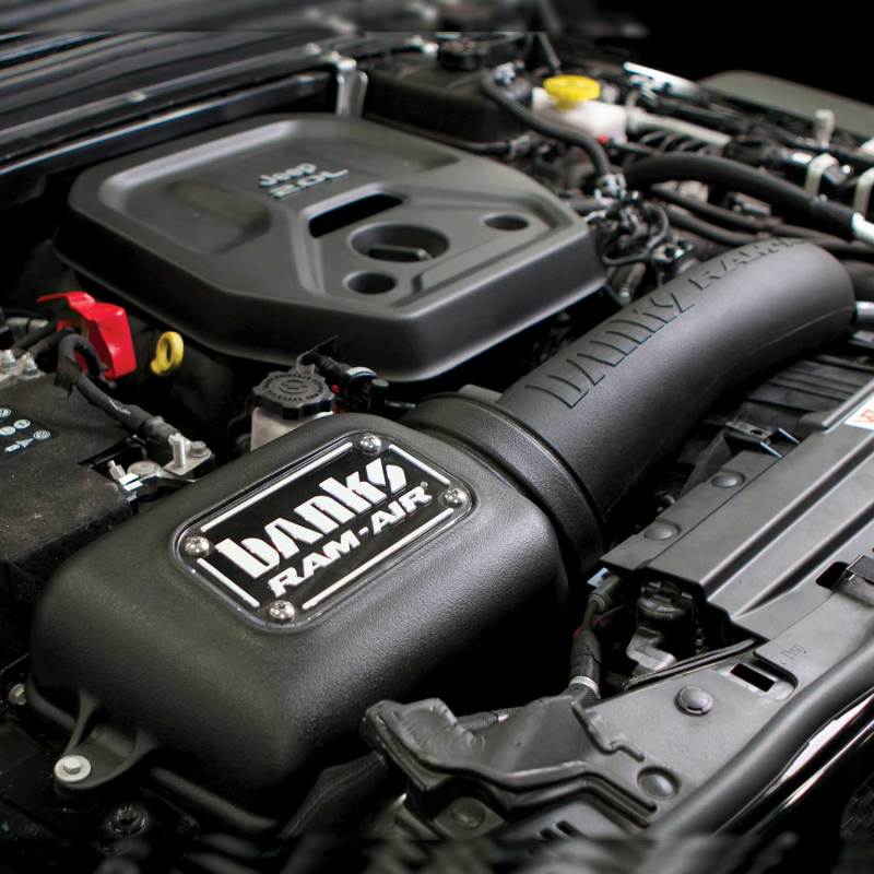 Banks Power 18-21 Jeep 2.0L Turbo Wrangler (JL) Ram-Air Intake System Banks Power Short Ram Air Intakes AXOPROS