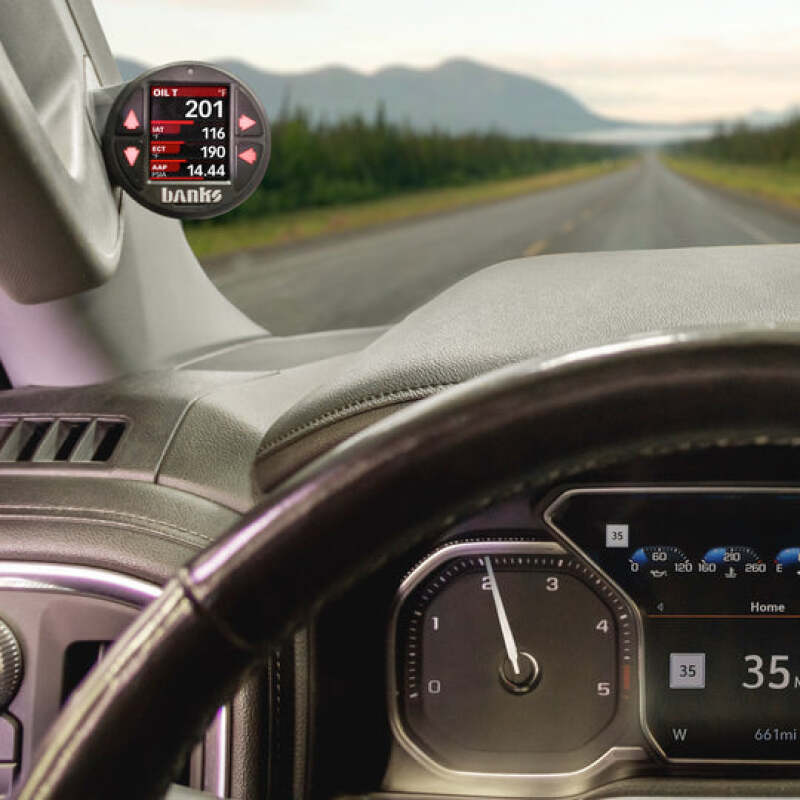 Banks Power 19-21 Chevy/GMC 1500 20-22 Chevy/GMC 2500/3500 iDash Stealth Pod Mount - Single Gauge Banks Power Gauge Pods AXOPROS