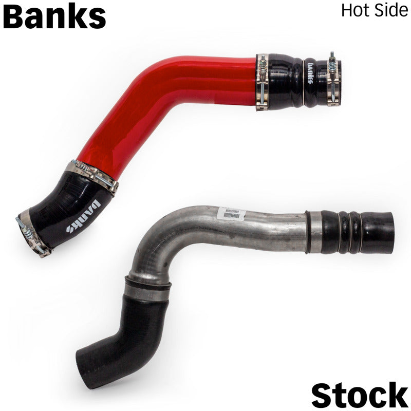 Banks Power 19-21 Ram 2500/3500 6.7L Cummins Boost Tube Upgrade Kit - Red Banks Power Intercooler Ducting AXOPROS